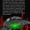 KT62 1.36 inch TFT Round Screen Smart Watch Supports Bluetooth Call/Blood Oxygen Monitoring, Strap:Leather Strap(Black)