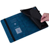 For Samsung Galaxy Tab A8 10.5 2021 Love Hearts Embossed Leather Smart Tablet Case(Dark Blue)