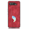 For Asus ROG Phone 5 Shockproof Sewing Cow Pattern Skin PC + PU + TPU Case(Red)