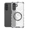 For Samsung Galaxy A26 5G Honeycomb Magnetic Ring Shockproof Phone Case(White)