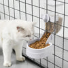 Pink Hanging Cat Feeder & Automatic Waterer Set | Detachable & Easy Clean