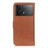 For Xiaomi Redmi K70 5G / K70 Pro 5G KHAZNEH Cowhide Texture Flip Leather Phone Case(Brown)