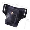 Y-17 3 In 1 Lighter Phone Cigarette Box Storage Waist Bags(Crazy Horse Coffee)