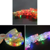 Christmas LED Lights Bronzing Double Ribbon String Lights, Specification: 1m(Silver Color Light)