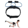 Leg Training Elastic Band Natural Latex Yoga Stretch Band Fitness Supplies, Color:Blue 25LB