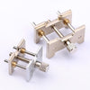 2 In 1  Watch Movement Holder Clip Base Metal Multi Function Vise Clamp(Copper Set)