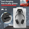 iplay HBP-293 For PS5 Suspension Handle Charging Seat Headphone Storage Hook Game Console Hanger(Black)
