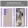 For Samsung Galaxy S25 Ultra 5G Armor Glaze PC Hybrid TPU Phone Case(Purple)
