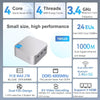 T8Plus Alder Lake-N100 4K Dual Band WIFI Bluetooth Office Game Portable Mini PC, Spec: 16G 256G EU Plug