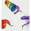 Outdoor Camping Rainbowtree Spinner Bunting Decoration, Size: 110*22 cm
