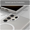 For Samsung Galaxy S23 Ultra 5G MagSafe Frosted Translucent TPU + PC Full Coverage Phone Case(White)