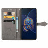 For  Asus Zenfone 8 Flip Mandala Embossing Pattern Horizontal Flip Leather Case with Holder & Card Slots & Wallet & Lanyard(Grey)