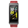 K20 1.14 inch Silicone Band Earphone Detachable Life Waterproof Smart Watch Support Bluetooth Call(Black Red)