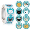 Cute Cartoon Animal Child Thank You Sticker(HA028)
