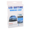 1 Pair DC9-16V 2W 120LM 7000K 8 SMD-5050-LEDs Circular Car DRL&Turn Light