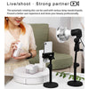 22cm Electric Rotating Display Stand Video Shooting Props Turntable, Load: 50kg, EU Plug (White)