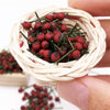 10 PCS 1:12 Fruit Simulation Hawthorn Kitchen Accessory Mini House Toy(Red)