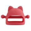 Baby Anti-eating Hand Cover Boiled Silicone Soothing Teeth Stick(Jujube Red)