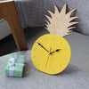 Fruit Personality Mute Wall Clock Acrylic Children Decoration Clock(C Black)
