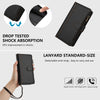 For Samsung Galaxy S25 / S24 5G Magnetic Closure Nine Card Slots Zipper Leather Case with Hand Strap(Black)