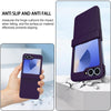 For Samsung Galaxy Z Flip5 Hinge MagSafe PC Full Coverage Phone Case(Deep Purple)