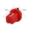 10 PCS 0.5W B8.5 Wedge Instrument Panel LED Light Dashboard Gauge Cluster Indicator Lamp Bulb(Red Light)