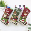 CX20228 Snowman Pattern Christmas Sock Gift Bag Christmas Tree Pendant Decoration