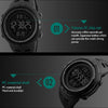 SKMEI 1251 Men Fashionable Outdoor 50m Waterproof Sports Watch Digital Watch with PU Watchband(Grey)