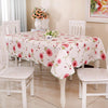 PEVA Oil&Water Resistant Coffee Table Tablecloth, Size: 152x152cm(Sun Flower)