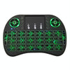 Support Language: French i8 Air Mouse Wireless Backlit Keyboard with Touchpad for Android TV Box & Smart TV & PC Tablet & Xbox360 & PS3 & HTPC/IPTV