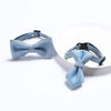 Denim Cowboy Bow Tie Cat & Dog Collar, Light Blue, S (16-32cm)