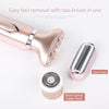 SONAX PRO SN-8977 Ladies Shaver 2 In 1 Washable USB Charging Hair Removal Device(Rose Gold)