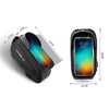 WHEEL UP Hard Shell Bicycle Bag Front Beam Bag Mountain Bike mobile Phone Touch Screen Tube Bag Riding Equipment(White reflective models)