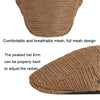 Outdoor Breathable Mesh Beret Painter Hat(Black)