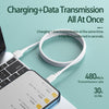 REMAX RC-179i 2.4A 8 Pin High Elastic TPE Fast Charging Data Cable, Length: 1m(White)