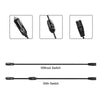 12V/24V Car Refrigerator Cable B Suffix Cigarette Lighter Plug Power Cord, Length: 1m Without Switch