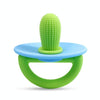 Silicone Cactus Teether Baby Anti Teething Sticks Toys(Green And Blue)