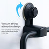 Multifunctional Toilet Suction Cup Towel Ring Rack(Black)