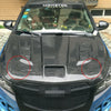 A Pair Car Modified Hood Lock General Racing Car Cover Lock with Keys(Black)