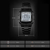 SKMEI 1381 Multifunctional Men Outdoor Business Sport Noctilucent Waterproof Digital Wrist Watch(Gold)