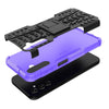 For Samsung Galaxy A14 5G Tire Texture TPU + PC Phone Case with Holder(Purple)