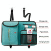 DE RAN FU Flip Fur Car Seat BackTissue Box Storage Hanging Bag With Hook(Blue)