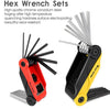 West Biking 16 In 1 Bicycle Repair Tool Multi-Function Wrench Hex Tool Riding Equipment(Black Red)