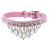 Pink Rhinestone Puppy/Cat Collar, Small