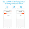 Wifi Temperature And Humidity Meter Sensor Equipment Smart Home Graffiti APP Temperature And Humidity Sensor(Black)