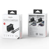 Yesido YC43 PD 20W USB-C / Type-C + 8 Pin Travel Charger with 1m Type-C to 8 Pin Cable, UK Plug(Black)