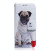 Pug Pattern Coloured Drawing Horizontal Flip Leather Case for Asus Zenfone Max (M1) ZB555KL, with Holder & Card Slots & Wallet