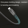 ROMOSS PD 20W Type-C to 8 Pin Braided Wear-Resistant Charging Data Cable, Length: 1.8m(Black)