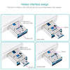 NK-208 3 in 1 i-Flash TF Card / SD Card Reader For 8 Pin + USB 2.0 + Micro USB Devices(White)