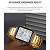 SKMEI 1888 Multifunctional Men 30M Waterproof Sports Stainless Steel Digital Wrist Watch(Rose Gold)